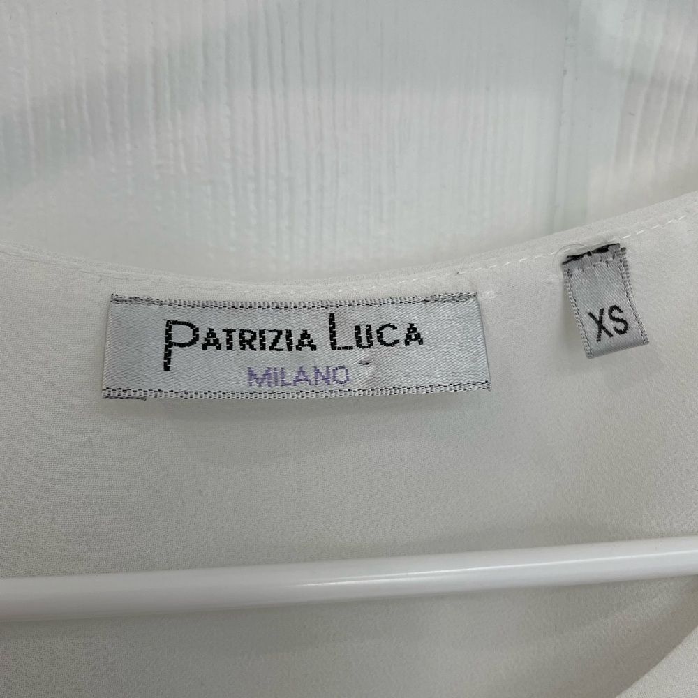Patrizia Luca Milano Layered Flowing White Ivory Top Women’s Size XS - Picture 3 of 6